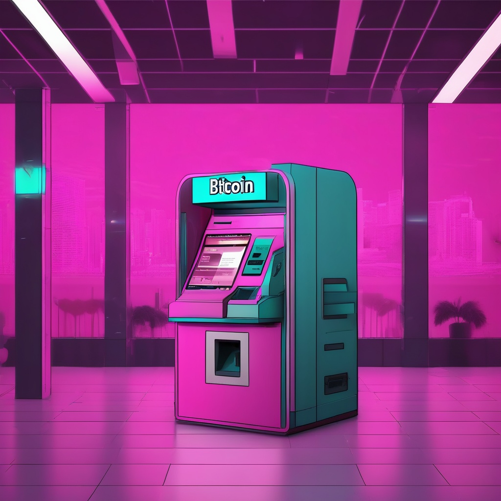 transacción en efectivo en cajero automático de bitcoin