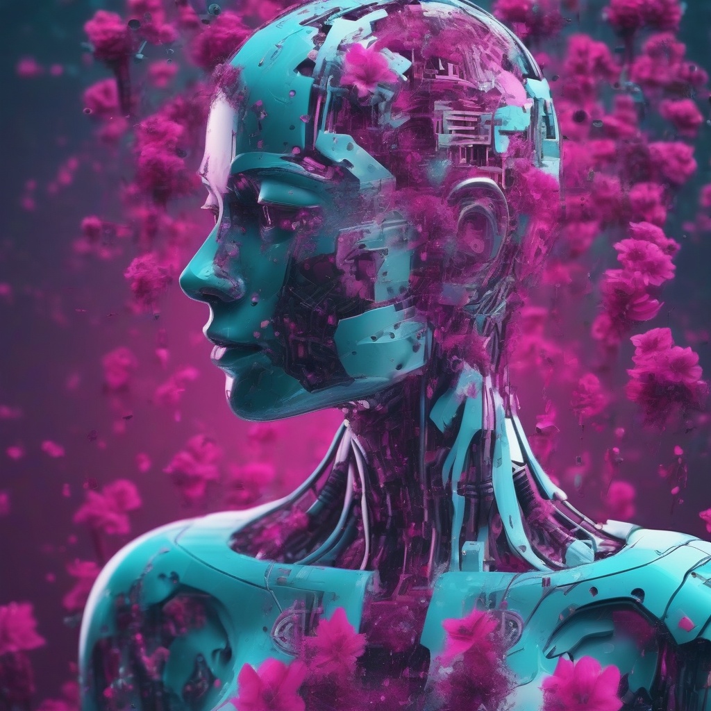 Concepto Bloom de la inteligencia artificial