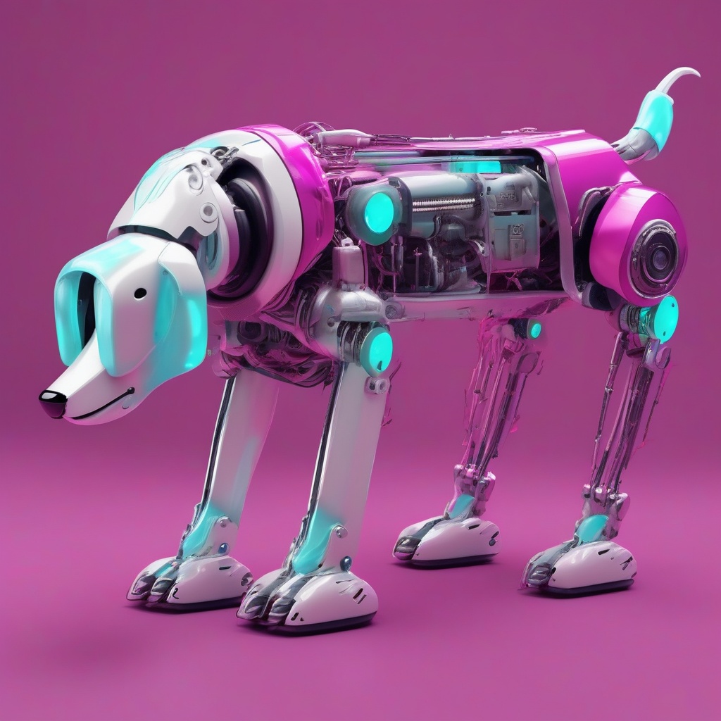 compañero inteligente de perro robótico