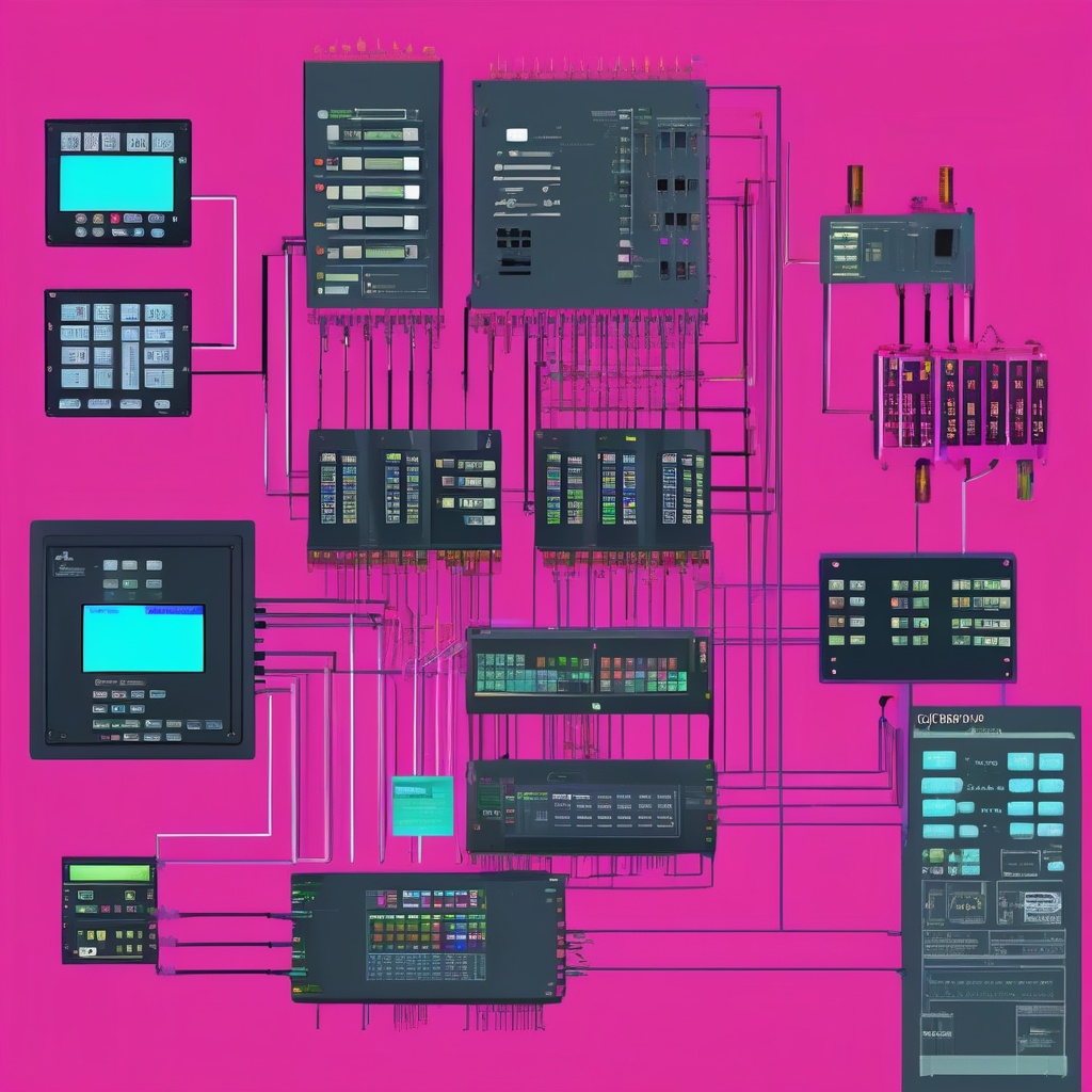controlador lógico programable de automatización industrial