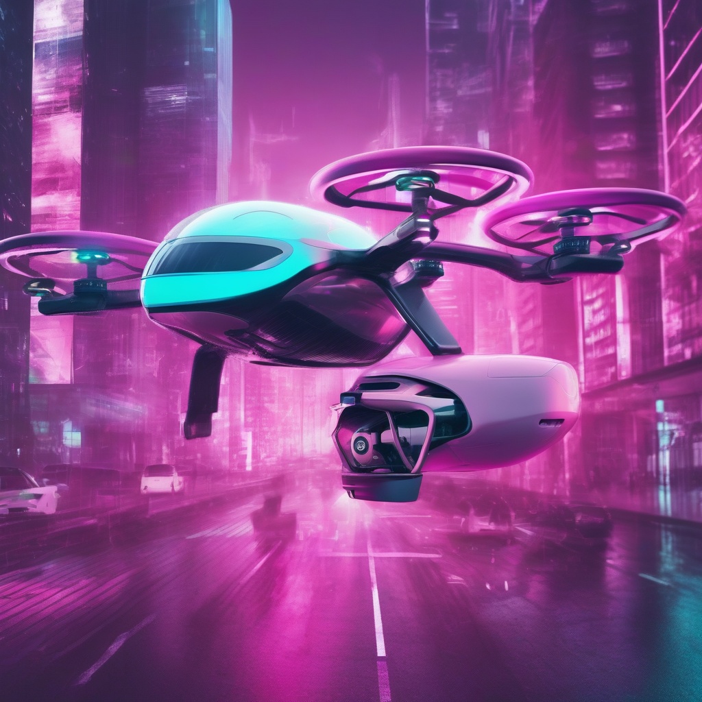 drones de pasajeros transporte urbano futuro