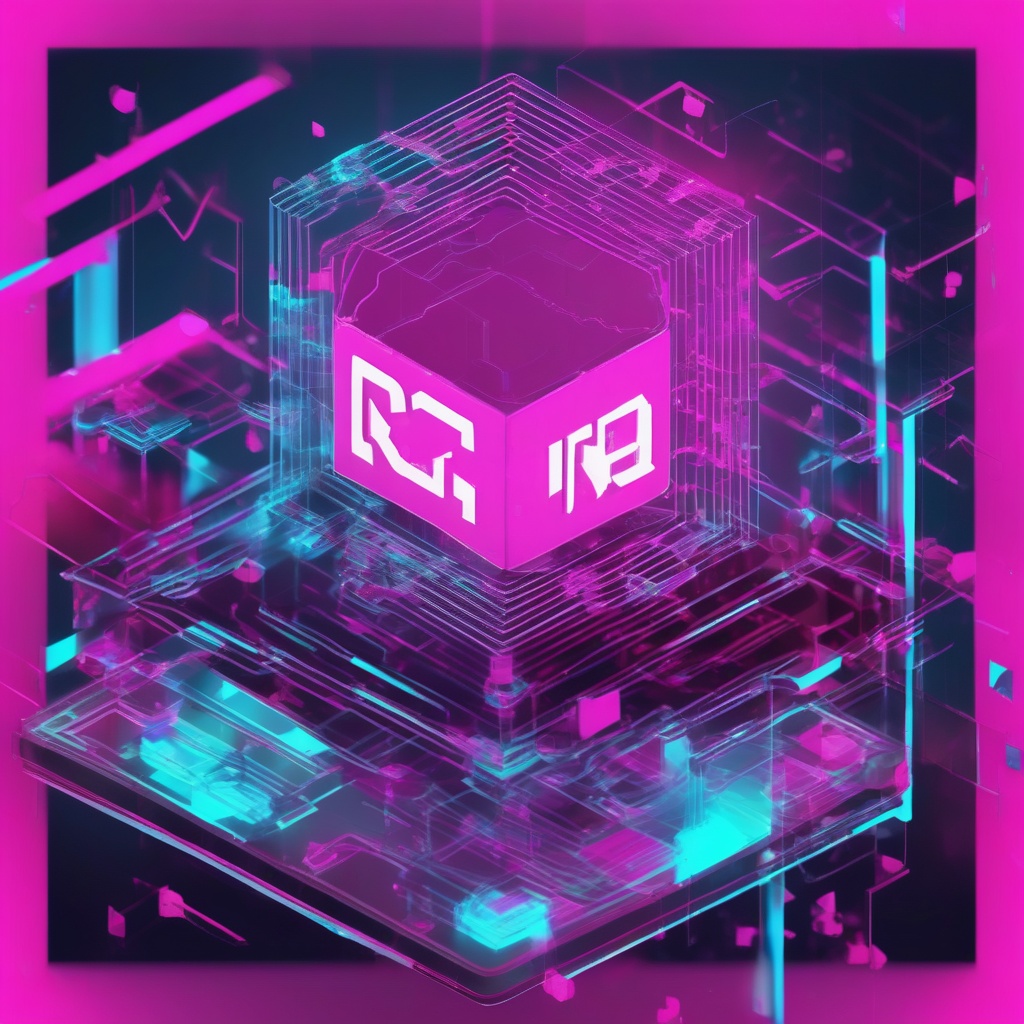 Tecnología blockchain de Render Token arte