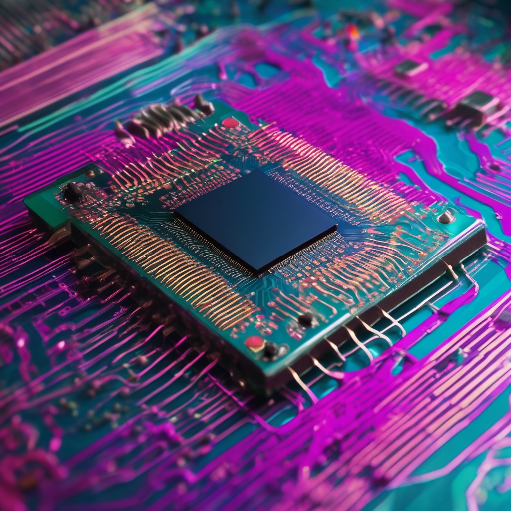 circuito electrónico de transistores semiconductores