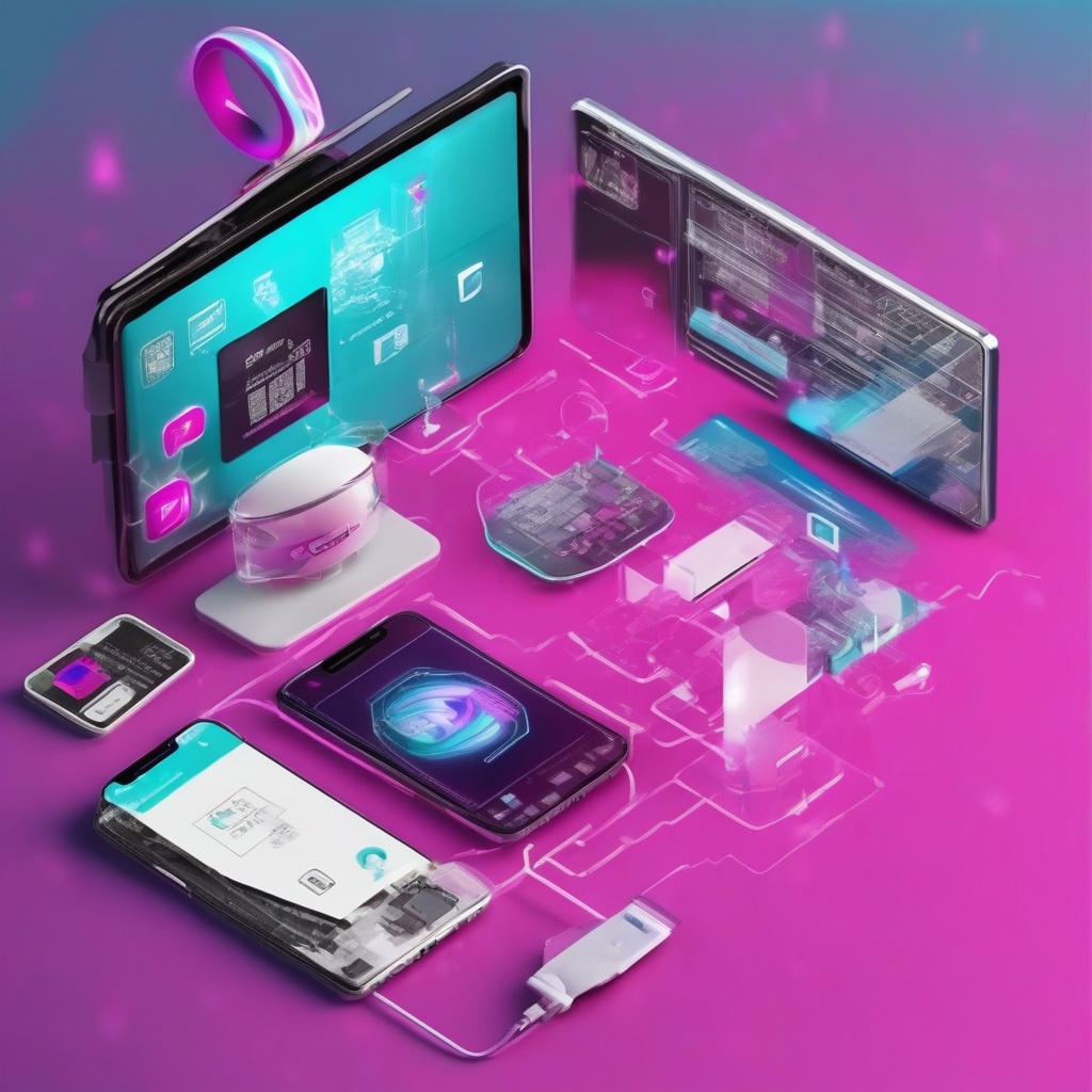 dispositivo concepto de tecnología eSIM