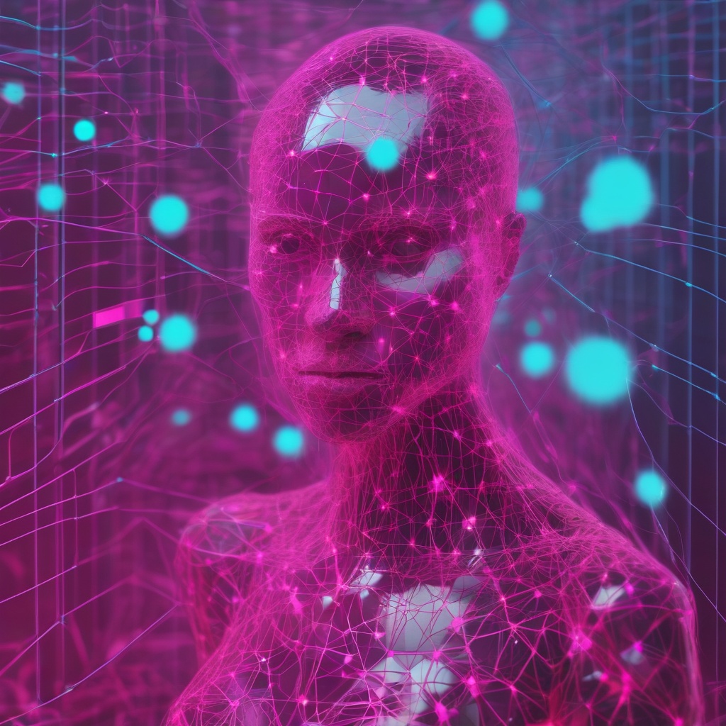 tecnología avanzada de computación con redes neuronales