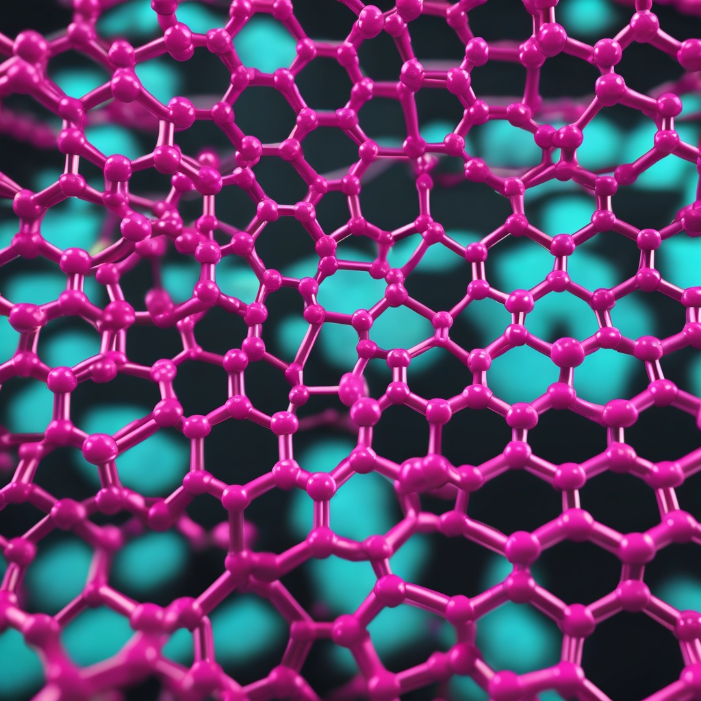 Átomos de carbono de una lámina de grafeno
