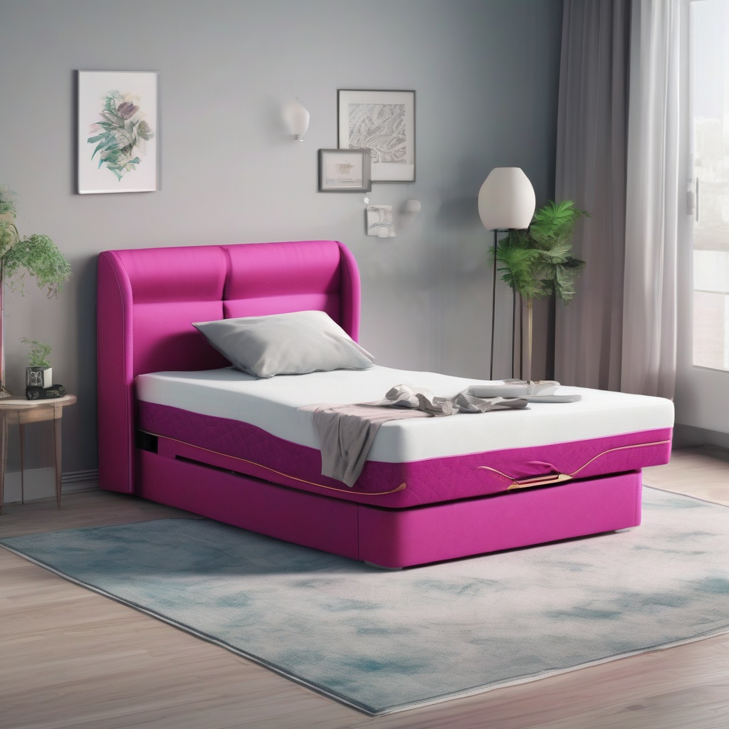 cama ajustable inteligente moderna
