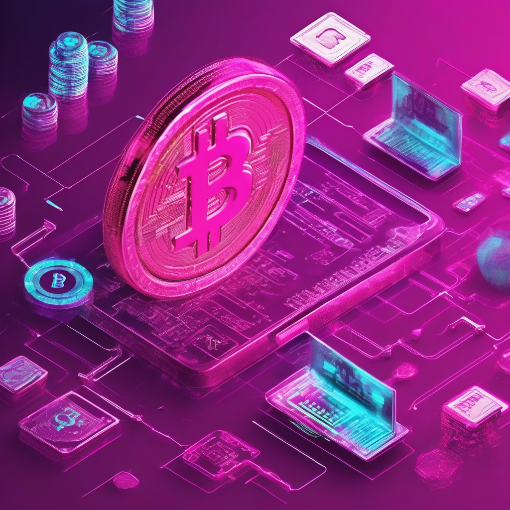 ilustración de seguridad de criptomonedas digitales