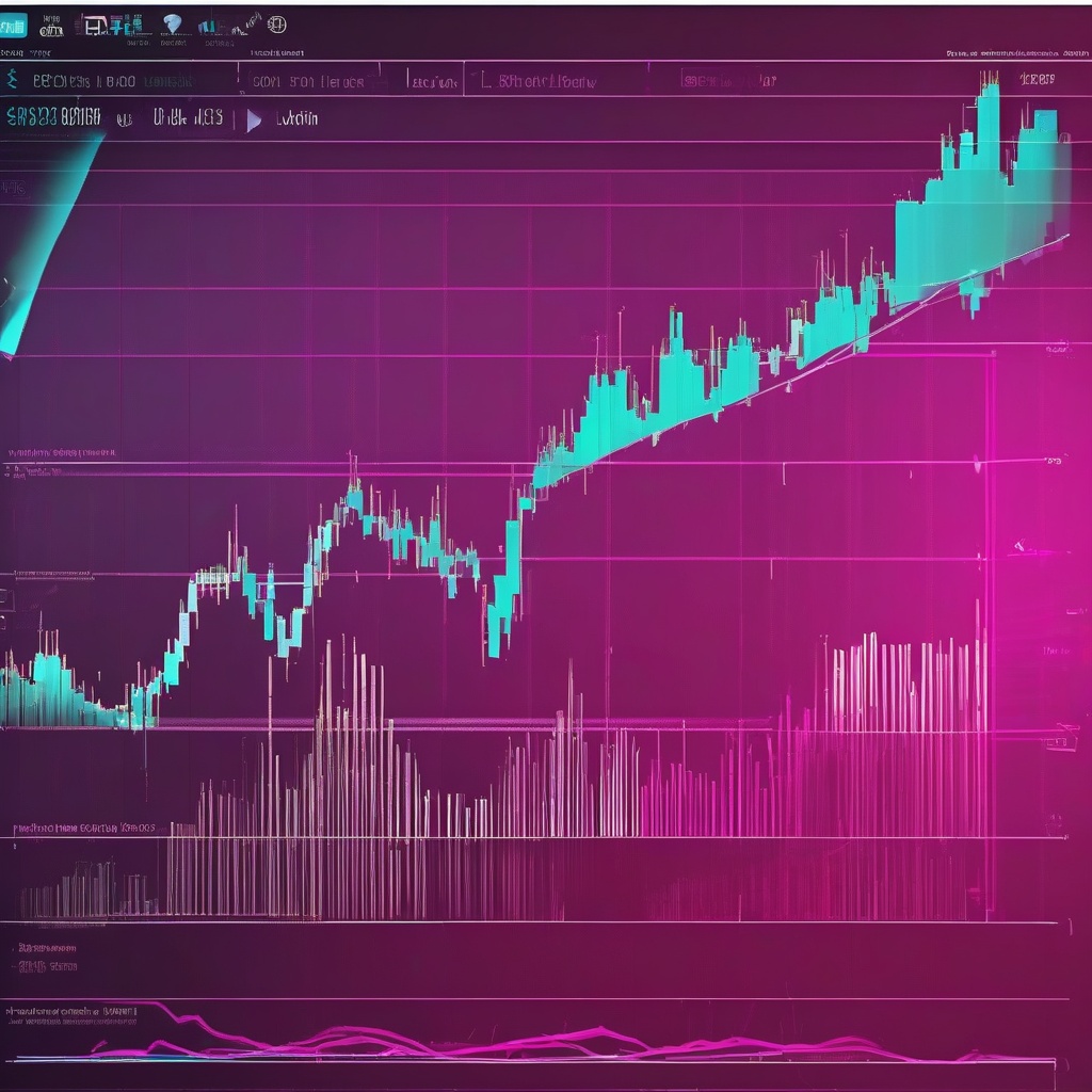 gráfico de análisis técnico de acciones