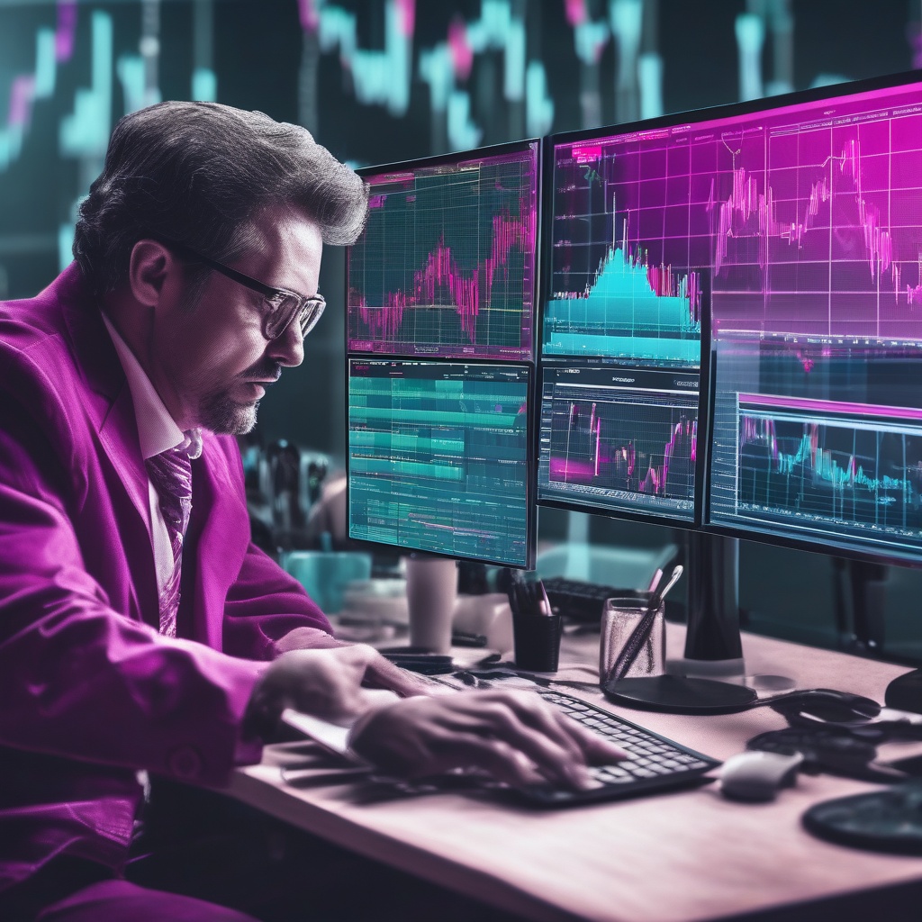 Traders analizando gráficos de acciones