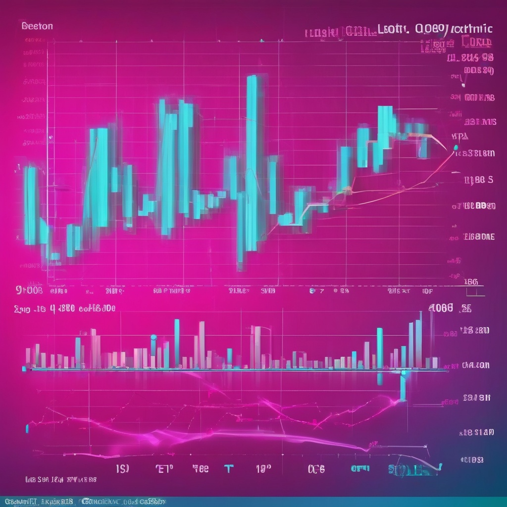 gráfico logarítmico de negociación de acciones